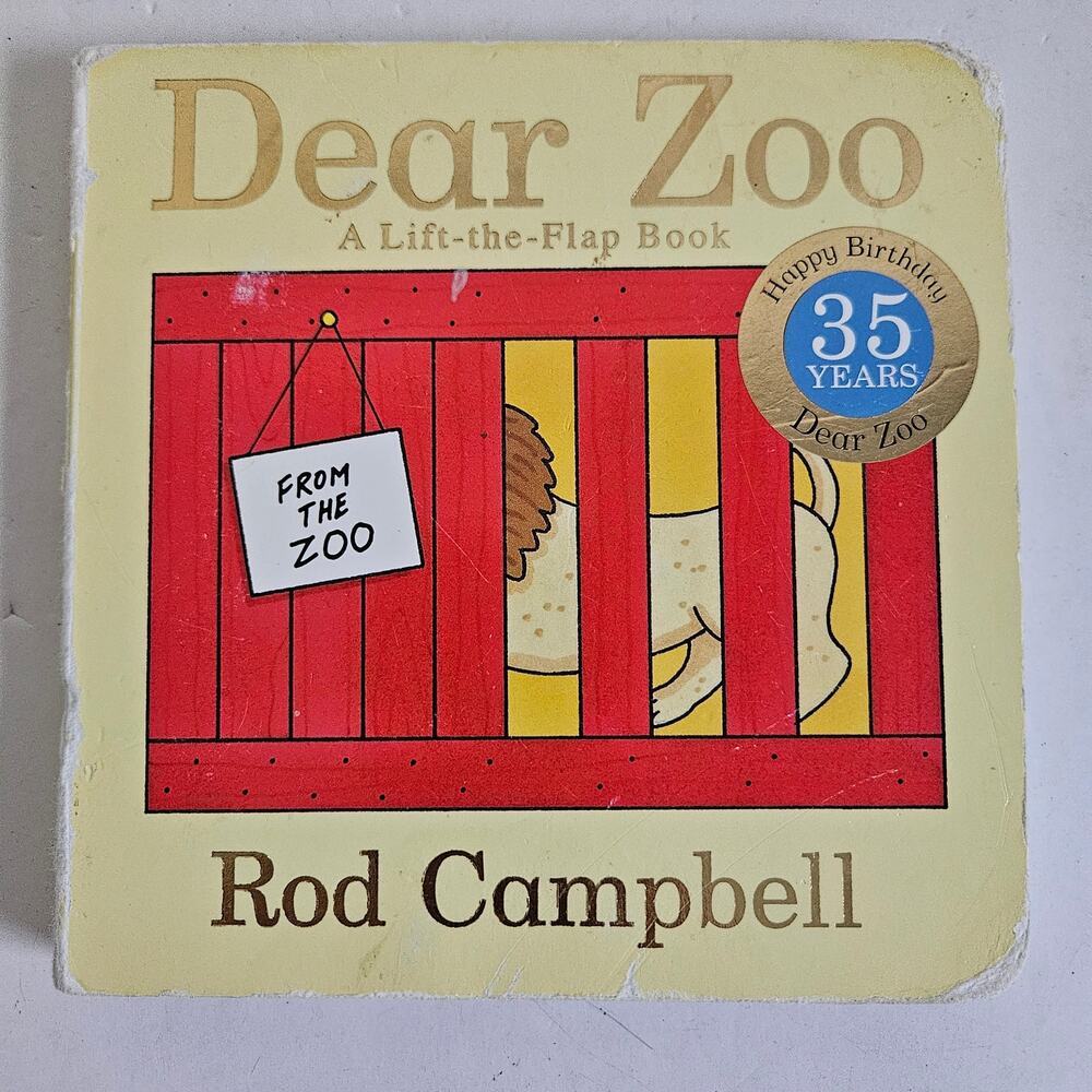 Dear Zoo By Rod Campbell Lift Flap Toddler Board Book Animal Story